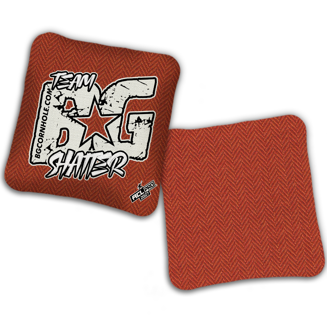 2027 BG SHATTER “ESPN THROWBACK COLORMATCH" - ACL Pro Stamped Cornhole Bags - SET OF 4 BAGS