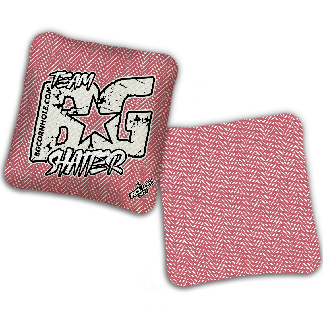 2027 BG SHATTER “ESPN THROWBACK COLORMATCH" - ACL Pro Stamped Cornhole Bags - SET OF 4 BAGS