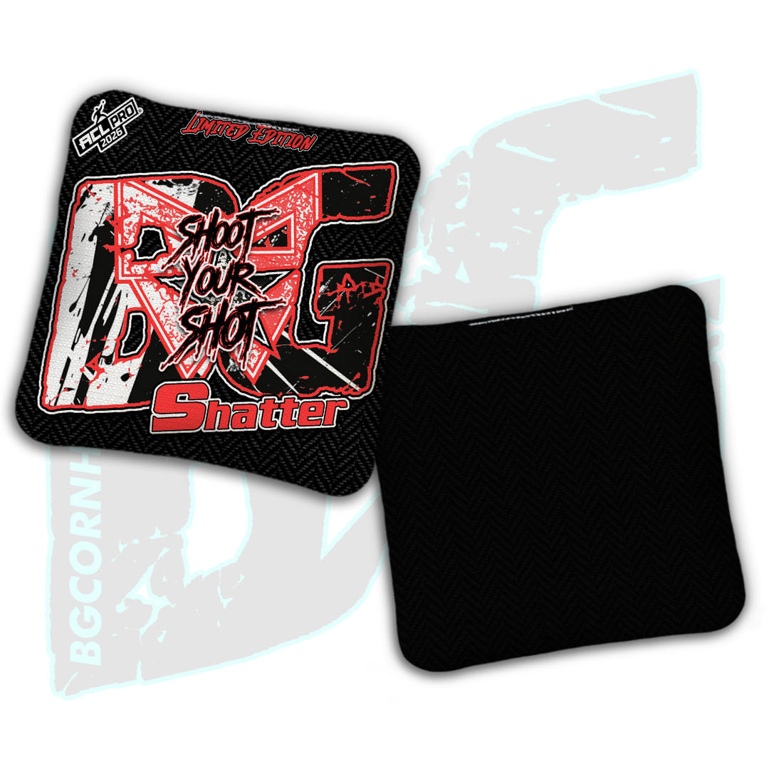 2026 Multiple Bag Models "Shoot Your Shot” Collab - ACL Pro Stamped Cornhole Bags - SET OF 4 BAGS