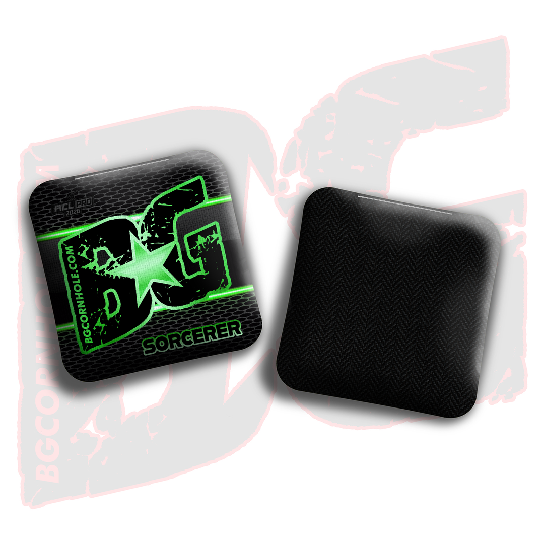 2026 BG Multiple Bag Models "Carbon Lines" - ACL Pro Stamped Cornhole Bags - SET OF 4 BAGS