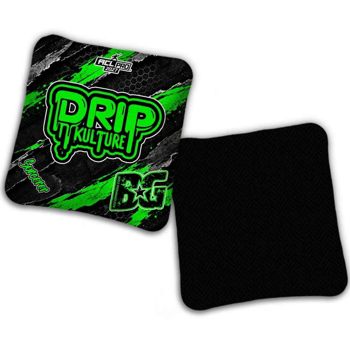 2027 Multiple Bag Models - DK x BG "OVERRIDE" - ACL Pro Stamped Cornhole Bags - Set of 4 Bags