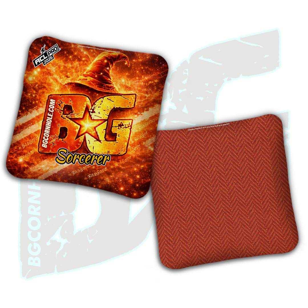 2026 BG Multiple Bag Models "Cosmic Hat" - ACL Pro Stamped Cornhole Bags - SET OF 4 BAGS