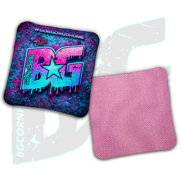 2026 BG Multiple Bag Models "Iron Star" - ACL Pro Stamped Cornhole Bags - SET OF 4 BAGS