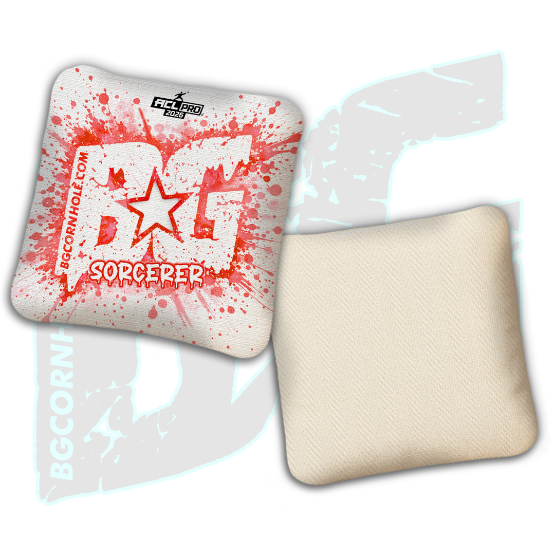 2026 BG Multiple Bag Models "Drip Splatter" - ACL Pro Stamped Cornhole Bags - SET OF 4 BAGS