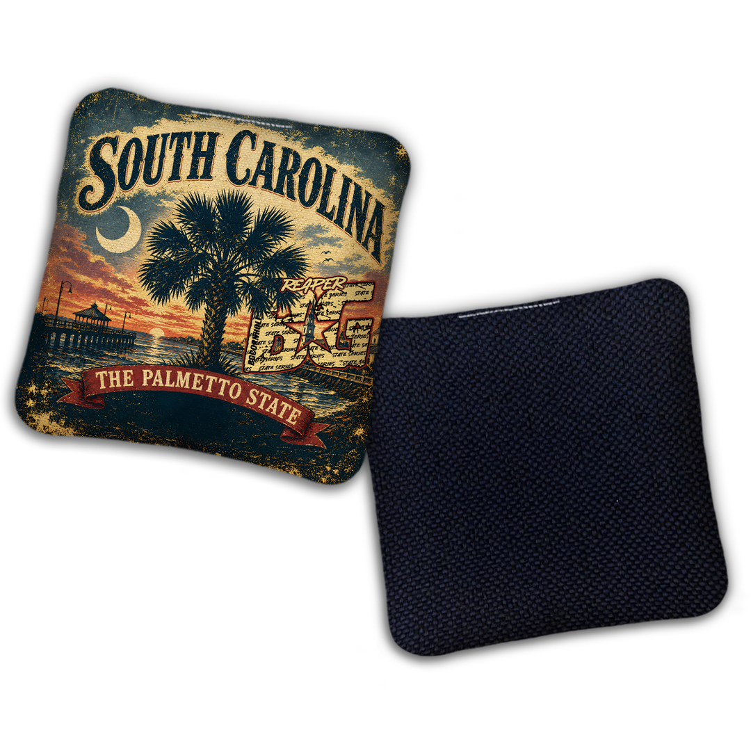 2027 BG Multiple Bag Models "SOUTH CAROLINA" - ACL Pro Stamped Cornhole Bags - SET OF 4 BAGS