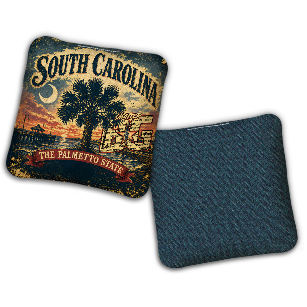 2027 BG Multiple Bag Models "SOUTH CAROLINA" - ACL Pro Stamped Cornhole Bags - SET OF 4 BAGS