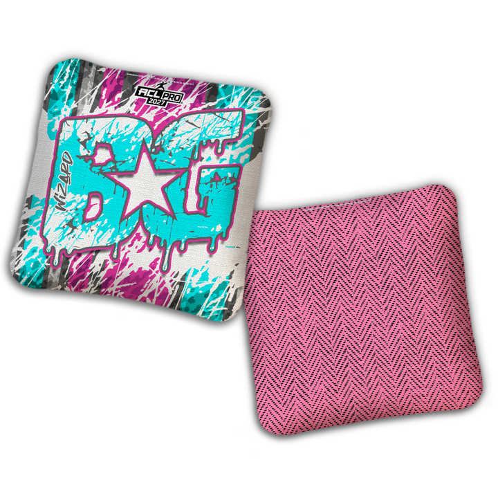 2027 BG Multiple Bag Models "SPLASH ZONE" - ACL Pro Stamped Cornhole Bags - SET OF 4 BAGS