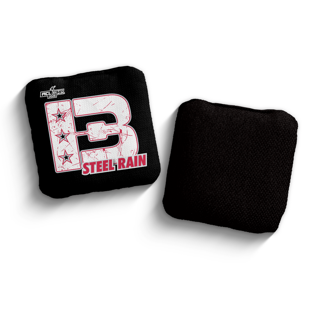 2026 Brotherhood Cornhole Steel Rain National South Division ACL Comp Stamped Cornhole Bags