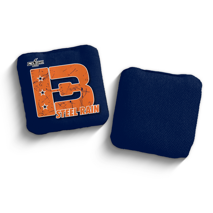 2026 Brotherhood Cornhole Steel Rain National North Division ACL Comp Stamped Cornhole Bags