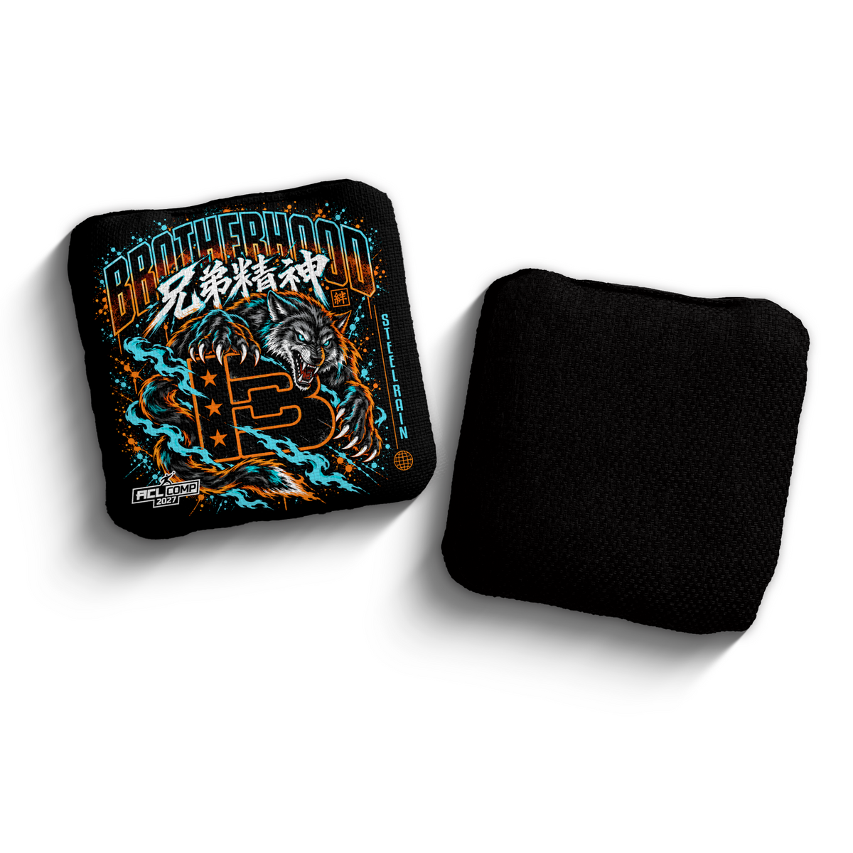 2027 Brotherhood Cornhole Steel Rain Different Breed Edition ACL Comp Stamped Cornhole Bags