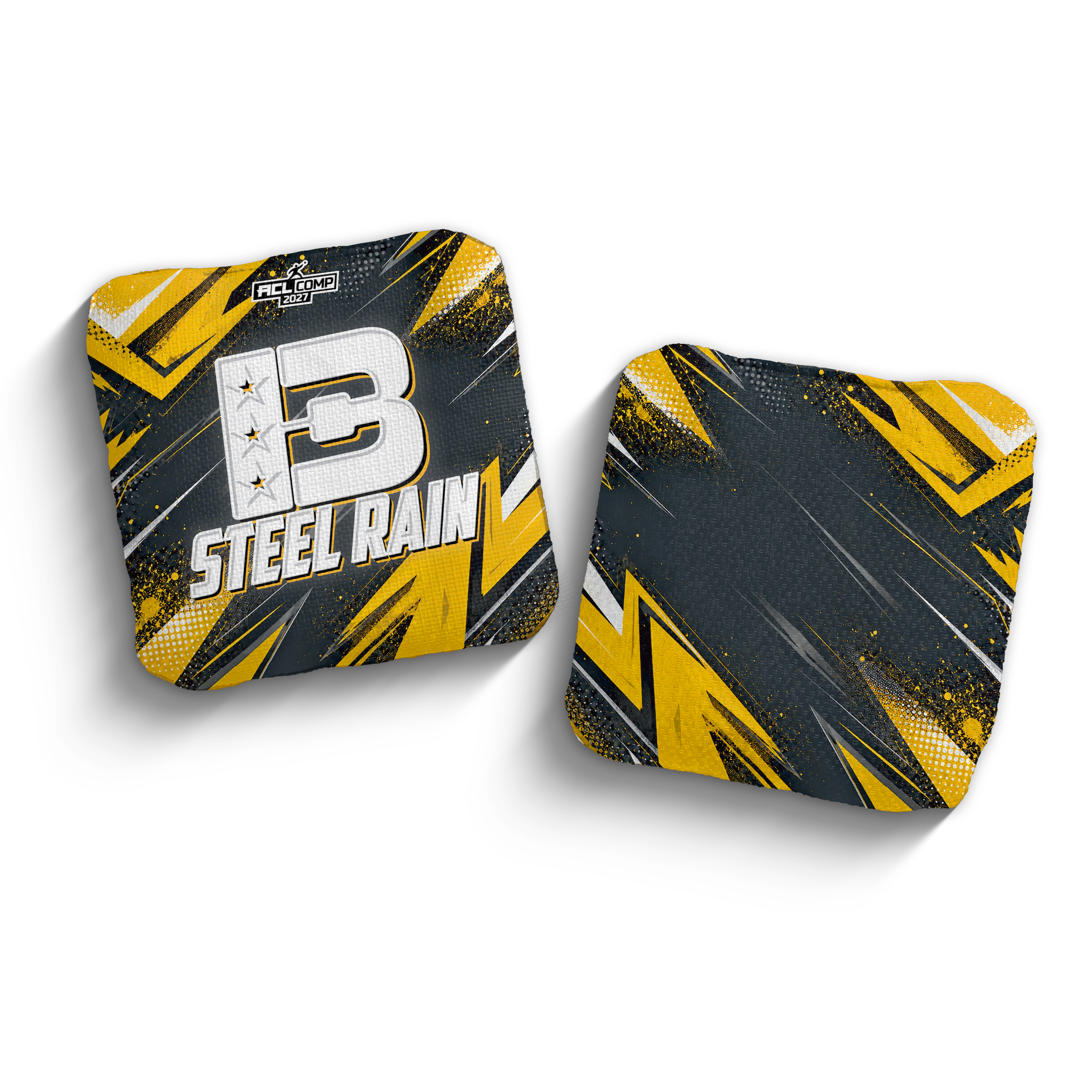 2027 Brotherhood Cornhole Steel Rain Surge Edition ACL Comp Stamped Cornhole Bags