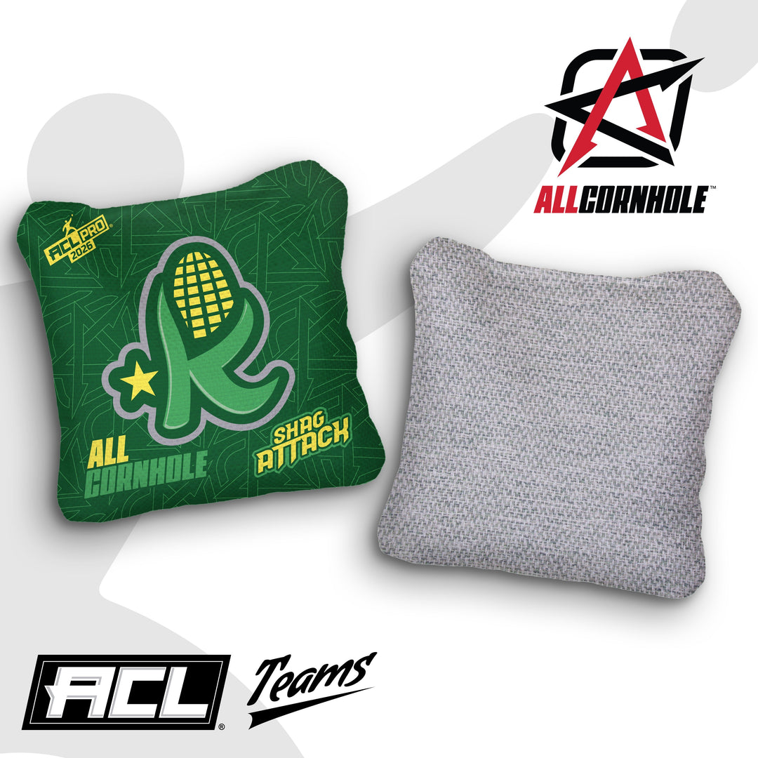 2026 AllCornhole Shag Attack - "Kentucky Kernels" - ACL Pro Stamped Cornhole Bags - SET OF 4 BAGS