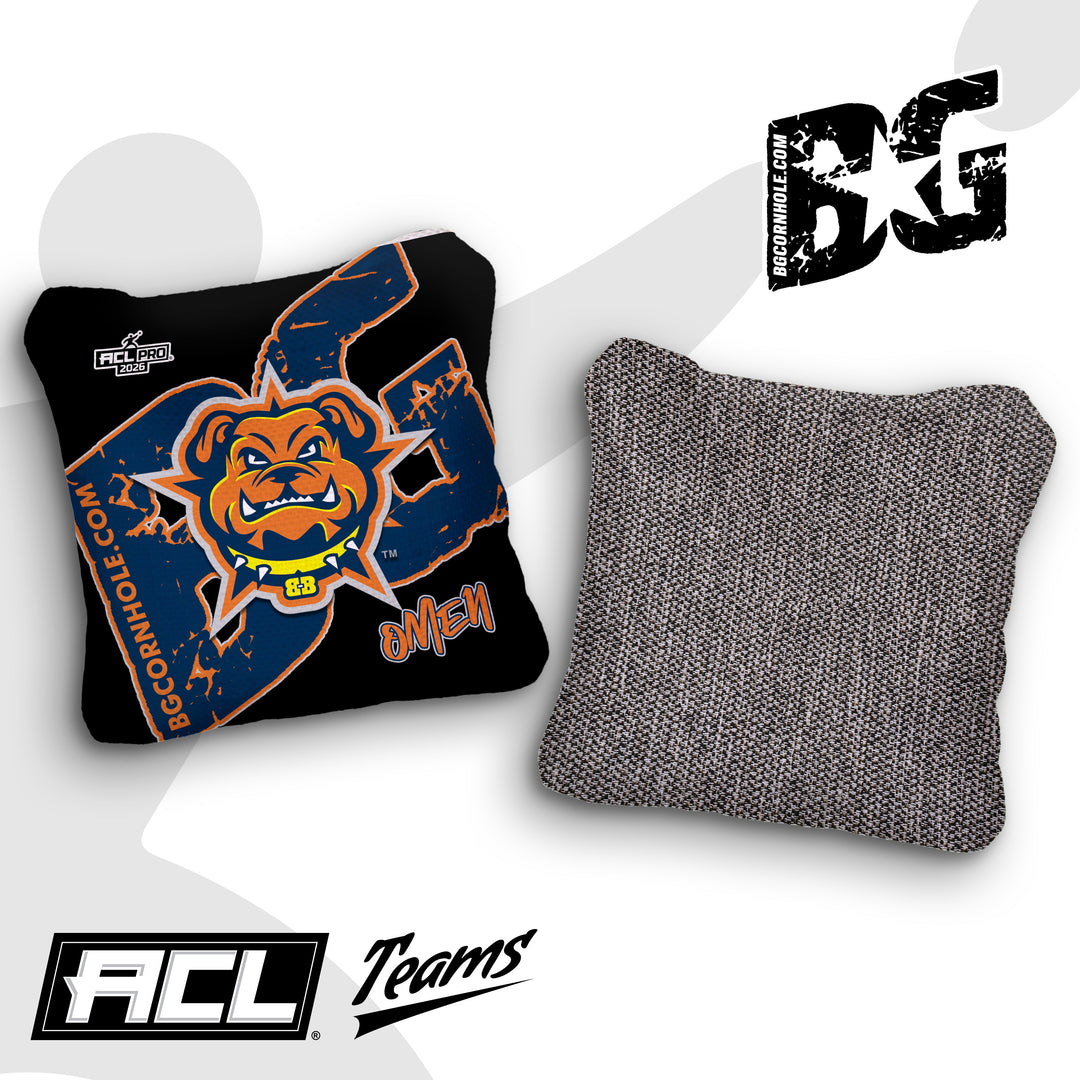 2026 BG Multiple Bag Models "Texas Bully Baggers" - ACL Pro Stamped Cornhole Bags - SET OF 4 BAGS