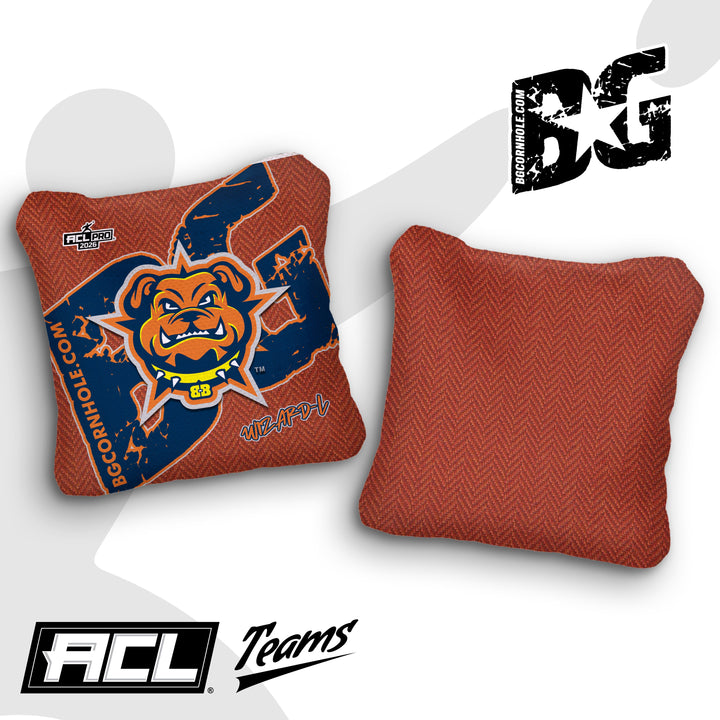 2026 BG Multiple Bag Models "Texas Bully Baggers" - ACL Pro Stamped Cornhole Bags - SET OF 4 BAGS
