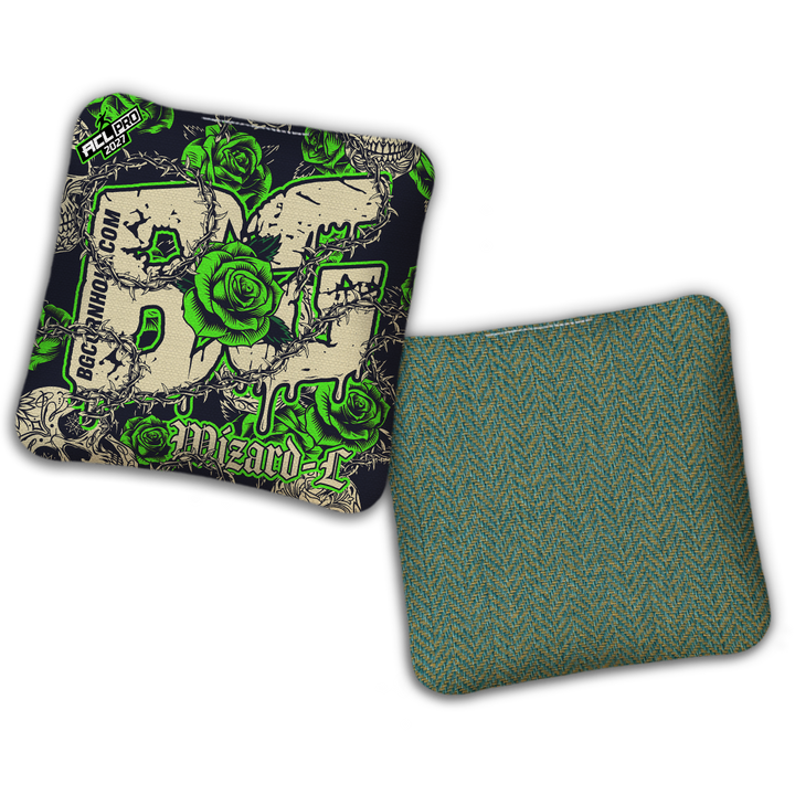 2027 BG Multiple Bag Models "THORNS AND ROSES" - ACL Pro Stamped Cornhole Bags - SET OF 4 BAGS
