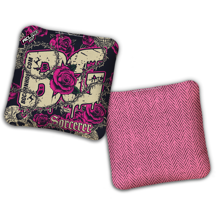 2027 BG Multiple Bag Models "THORNS AND ROSES" - ACL Pro Stamped Cornhole Bags - SET OF 4 BAGS