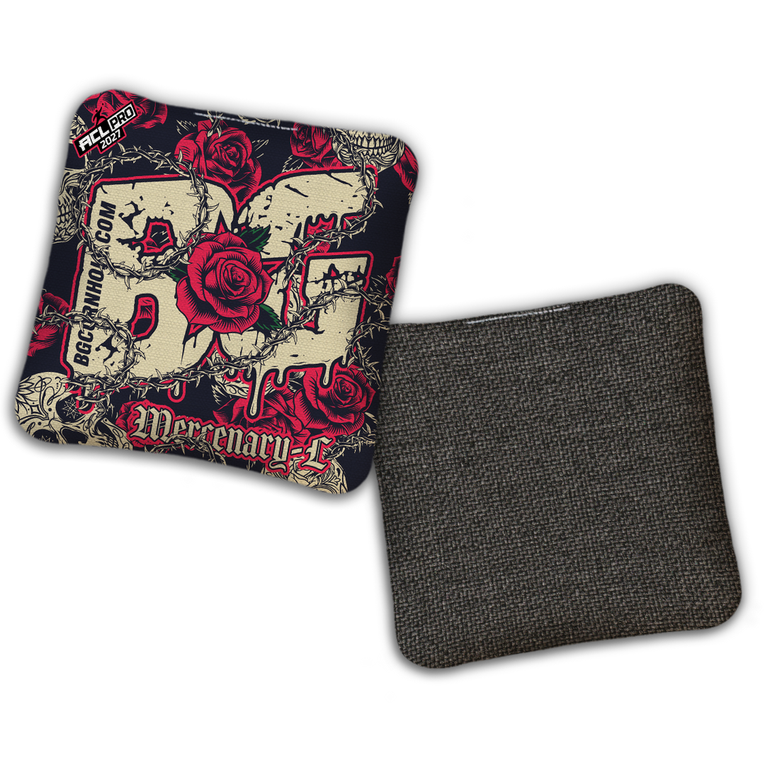 2027 BG Multiple Bag Models "THORNS AND ROSES" - ACL Pro Stamped Cornhole Bags - SET OF 4 BAGS