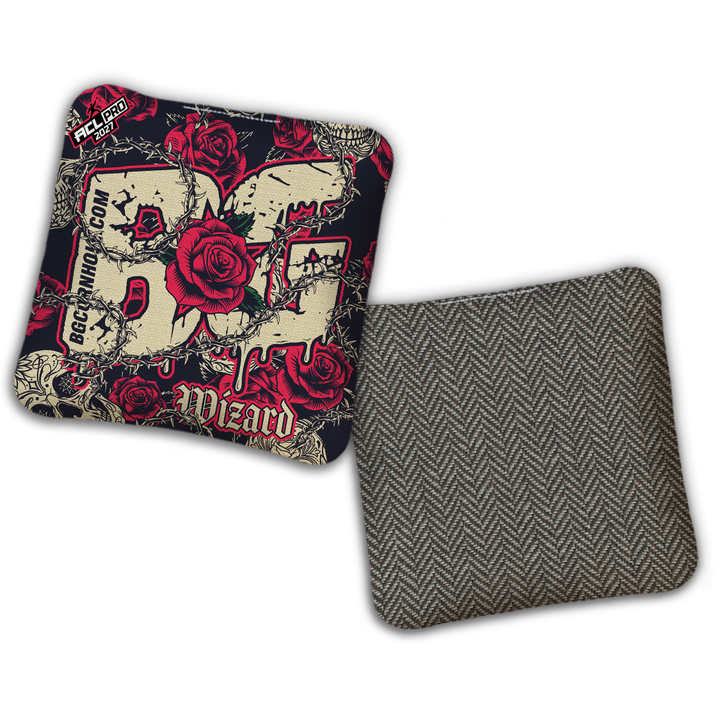 2027 BG Multiple Bag Models "THORNS AND ROSES" - ACL Pro Stamped Cornhole Bags - SET OF 4 BAGS