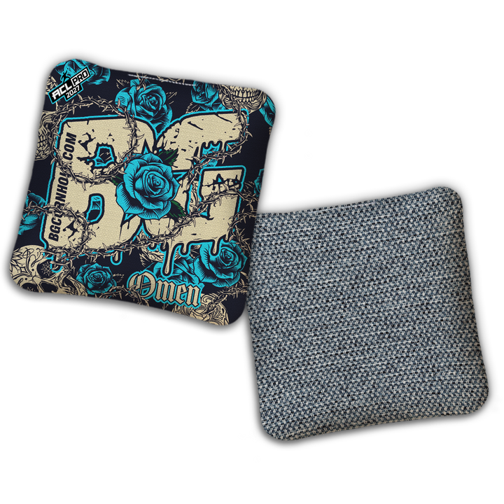 2027 BG Multiple Bag Models "THORNS AND ROSES" - ACL Pro Stamped Cornhole Bags - SET OF 4 BAGS
