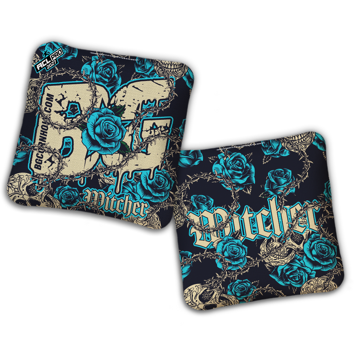 2027 BG Multiple Bag Models "THORNS AND ROSES" - ACL Pro Stamped Cornhole Bags - SET OF 4 BAGS