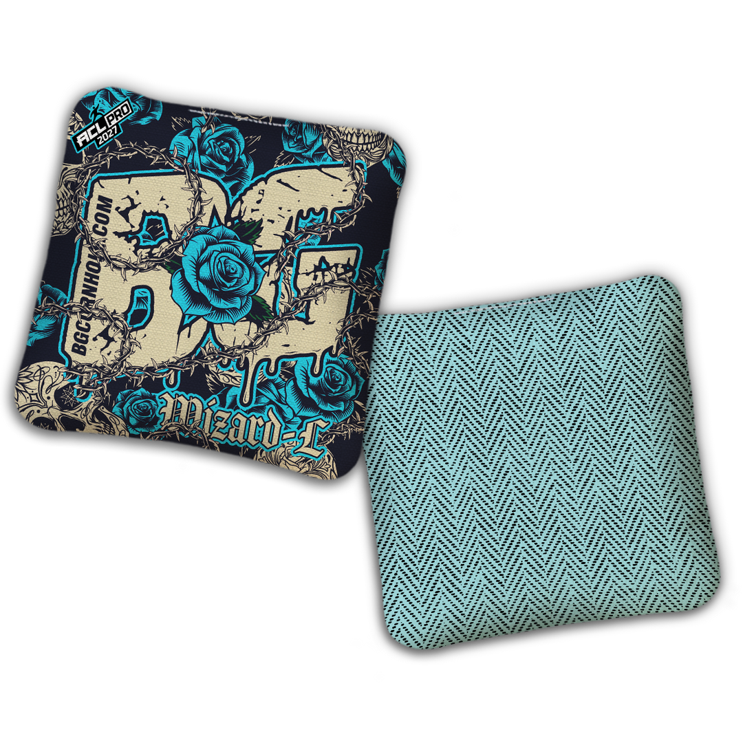 2027 BG Multiple Bag Models "THORNS AND ROSES" - ACL Pro Stamped Cornhole Bags - SET OF 4 BAGS