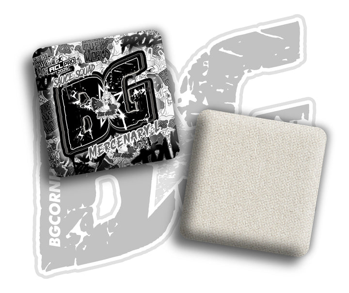 2026 BG Multiple Bag Models "Sticker Rush" Collab - ACL Pro Stamped Cornhole Bags - SET OF 4 BAGS