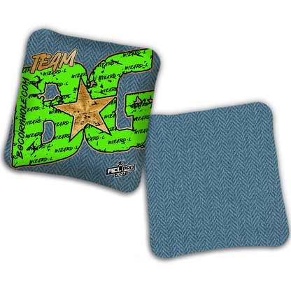 2027 BG Wizard L "Big BG Colormatch" - ACL Pro Stamped Cornhole Bags - SET OF 4 BAGS