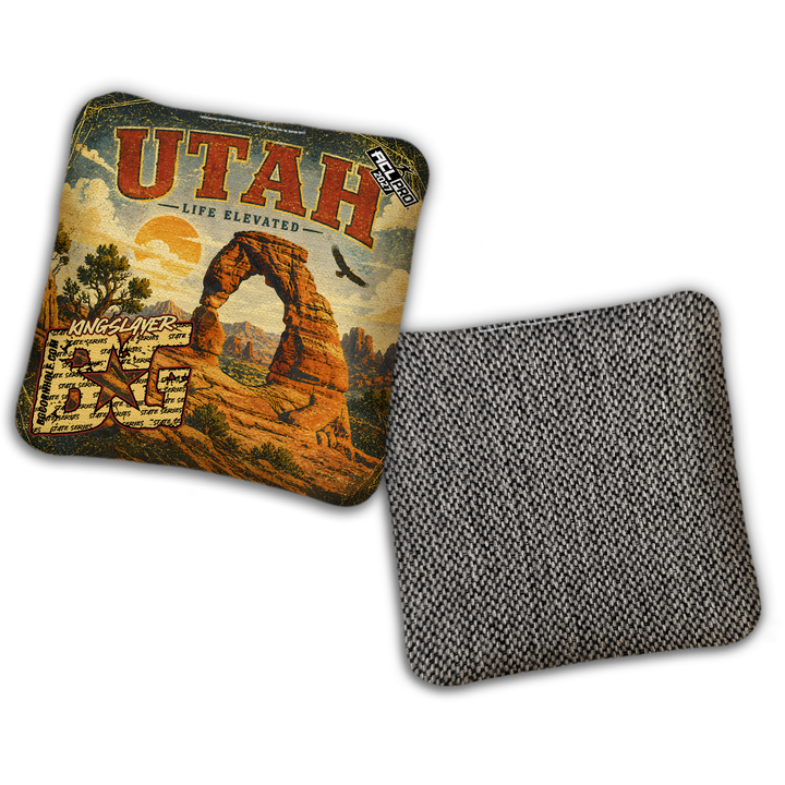2027 BG Multiple Bag Models "UTAH" - ACL Pro Stamped Cornhole Bags - SET OF 4 BAGS