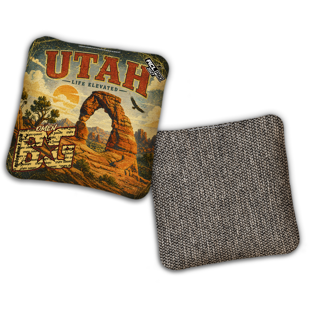 2027 BG Multiple Bag Models "UTAH" - ACL Pro Stamped Cornhole Bags - SET OF 4 BAGS