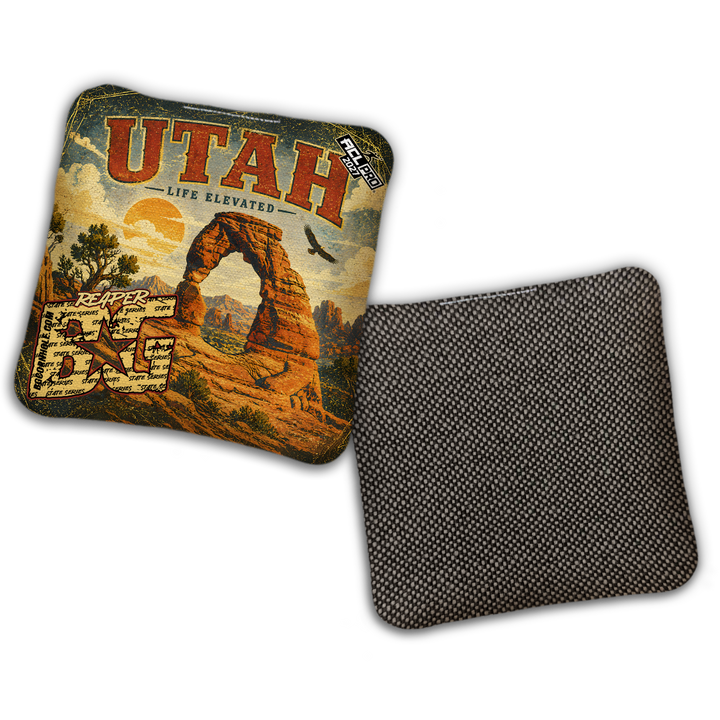 2027 BG Multiple Bag Models "UTAH" - ACL Pro Stamped Cornhole Bags - SET OF 4 BAGS