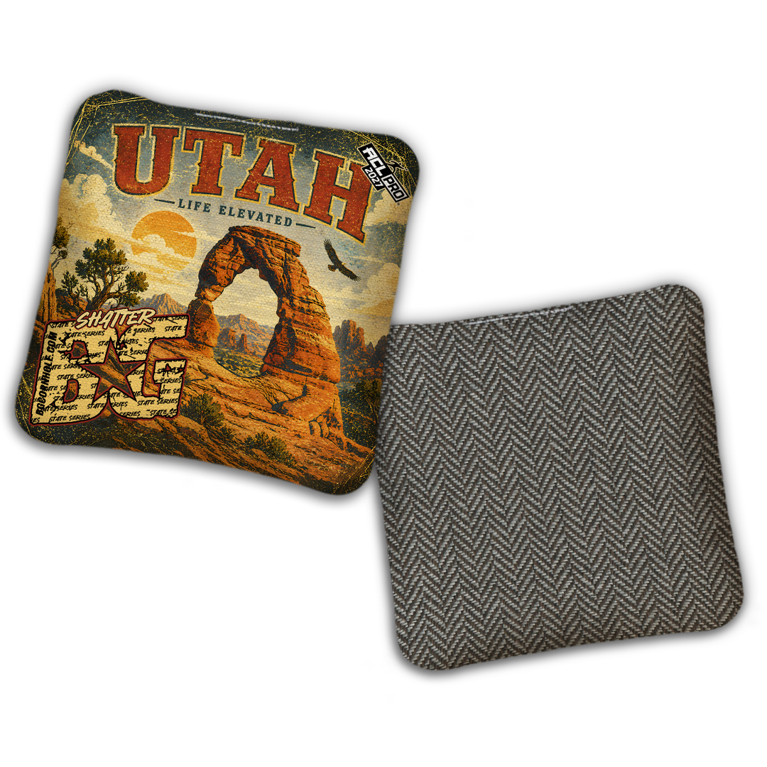2027 BG Multiple Bag Models "UTAH" - ACL Pro Stamped Cornhole Bags - SET OF 4 BAGS