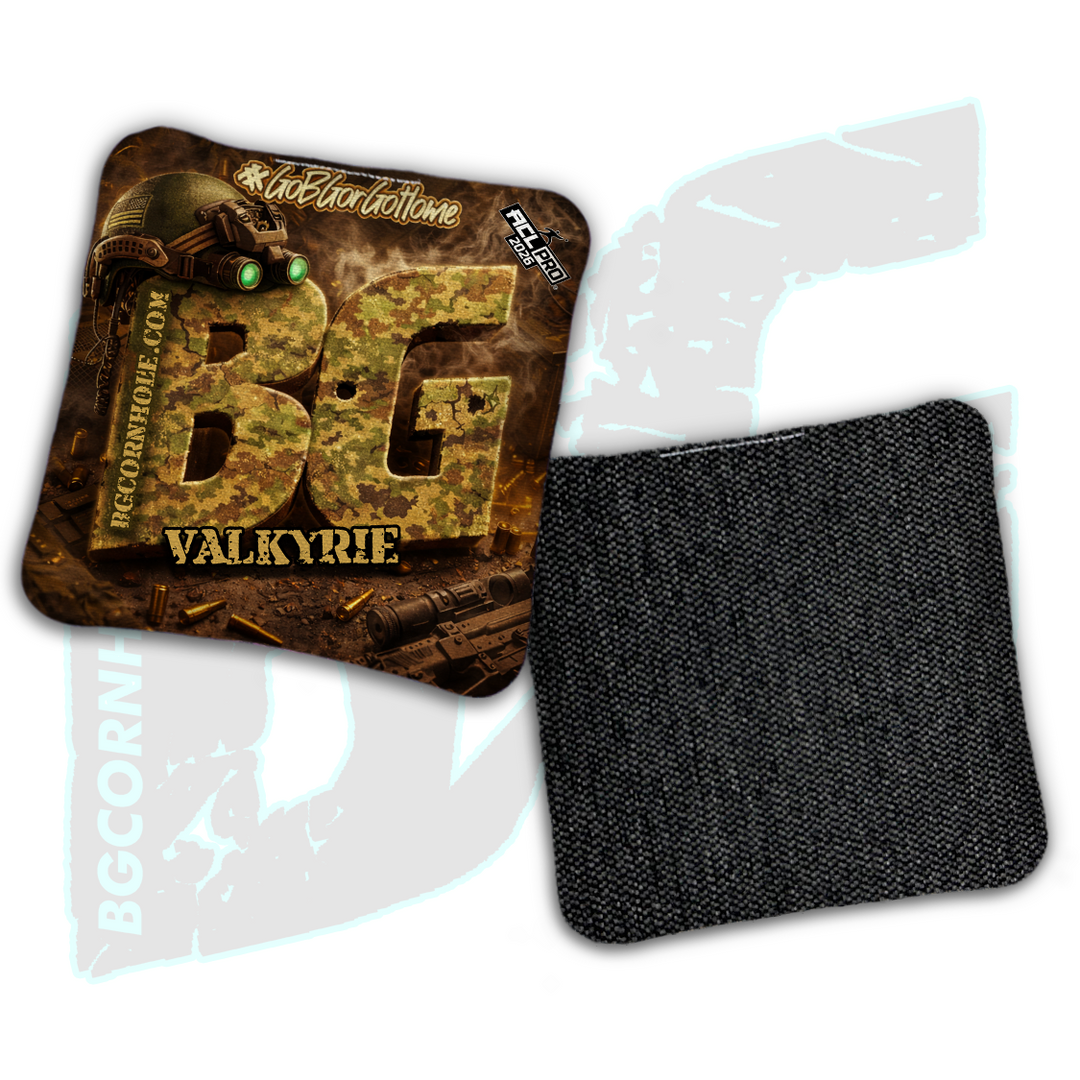 2026 BG Multiple Bag Models "Battlezone" - ACL Pro Stamped Cornhole Bags - SET OF 4 BAGS