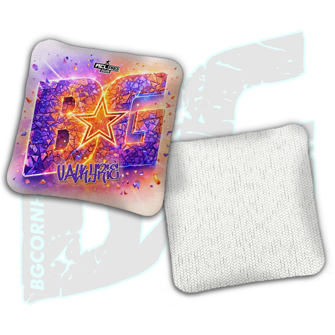 2026 BG Multiple Bag Models "Fracture" - ACL Pro Stamped Cornhole Bags - SET OF 4 BAGS