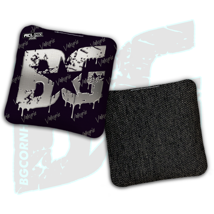 2026 BG Multiple Bag Models "Black Liquid Gold" - ACL Pro Stamped Cornhole Bags - SET OF 4 BAGS