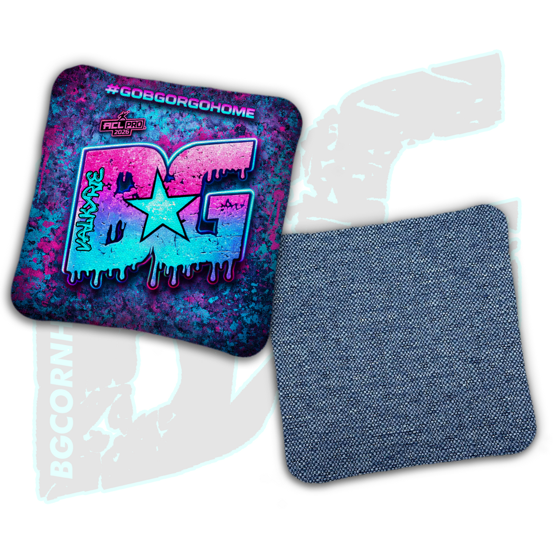 2026 BG Multiple Bag Models "Iron Star" - ACL Pro Stamped Cornhole Bags - SET OF 4 BAGS
