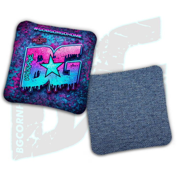2026 BG Multiple Bag Models "Iron Star" - ACL Pro Stamped Cornhole Bags - SET OF 4 BAGS