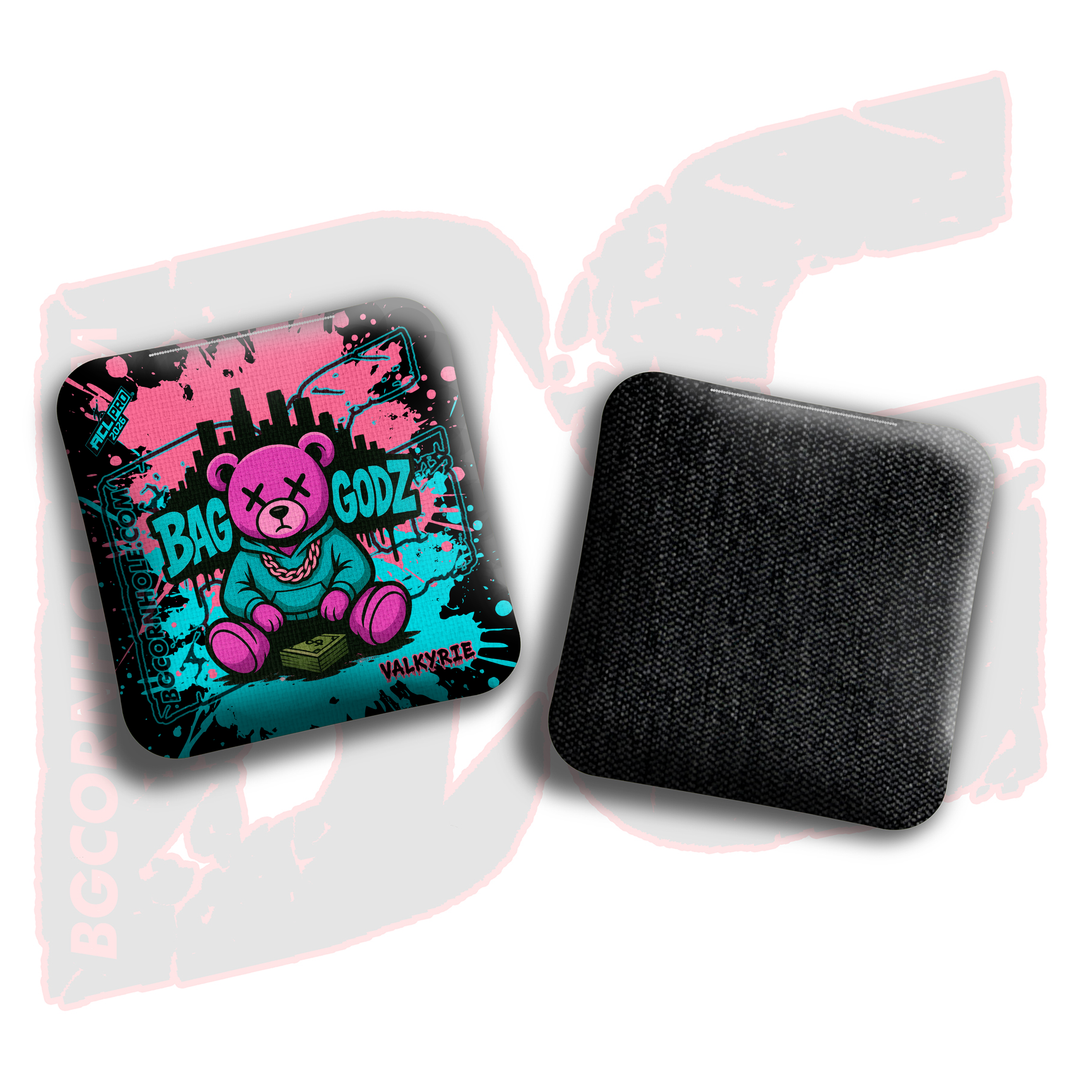 2026 BG Multiple Bag Models "LA Bear" - ACL Pro Stamped Cornhole Bags - SET OF 4 BAGS