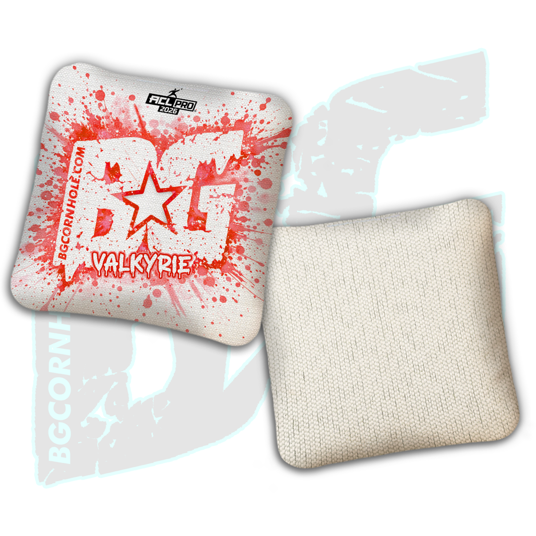 2026 BG Multiple Bag Models "Drip Splatter" - ACL Pro Stamped Cornhole Bags - SET OF 4 BAGS