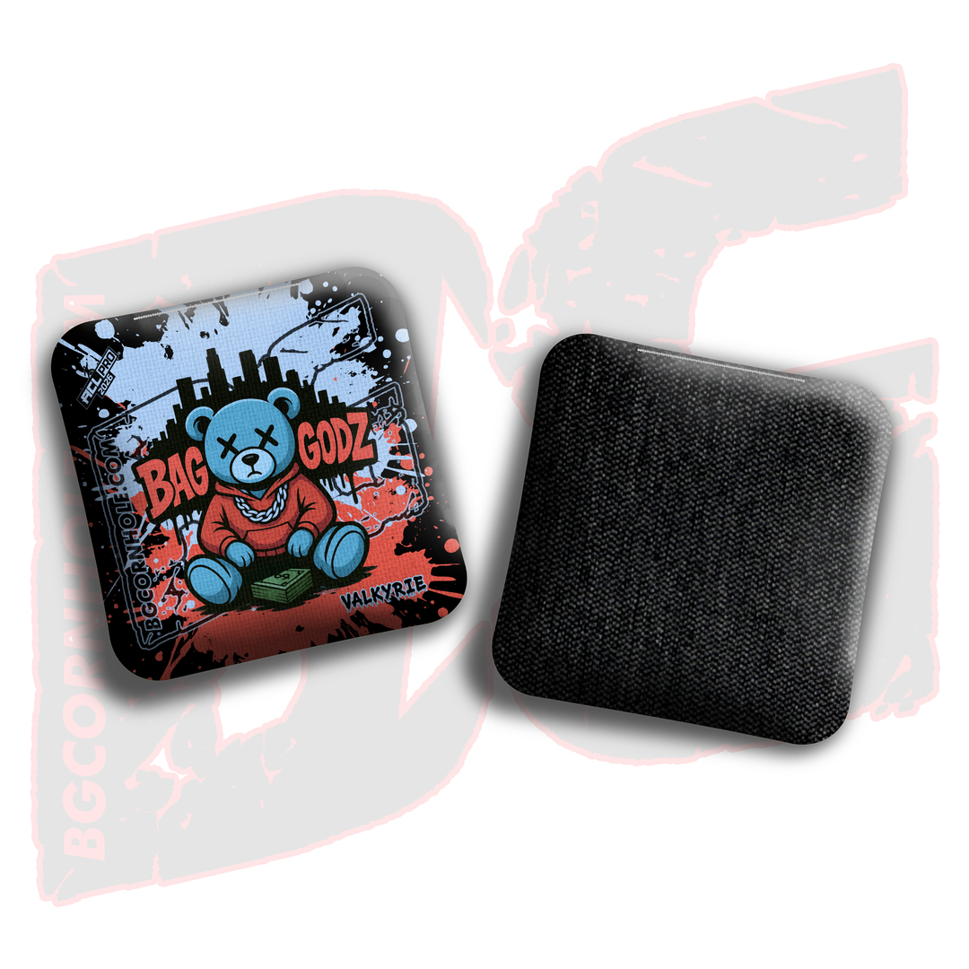 2026 BG Multiple Bag Models "LA Bear" - ACL Pro Stamped Cornhole Bags - SET OF 4 BAGS