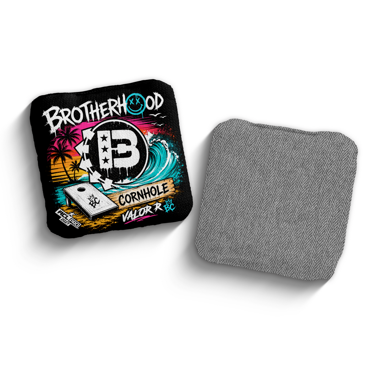 2027 Brotherhood Cornhole Valor Beach Punk Edition ACL Pro Stamped Cornhole Bags