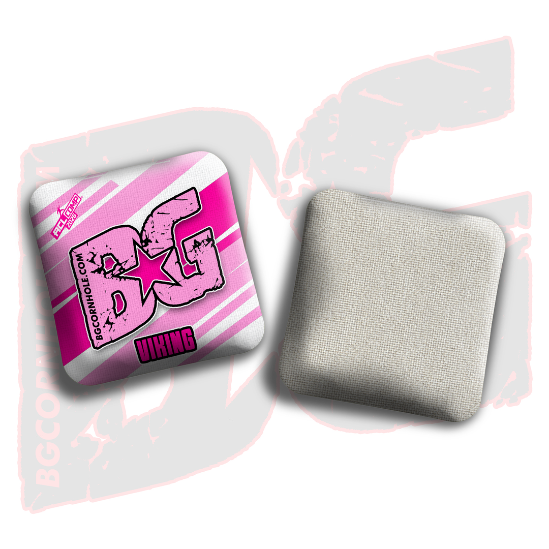 2026 BG Multiple Bag Models - "Slash" - ACL Comp Stamped Cornhole Bags - SET OF 4 BAGS