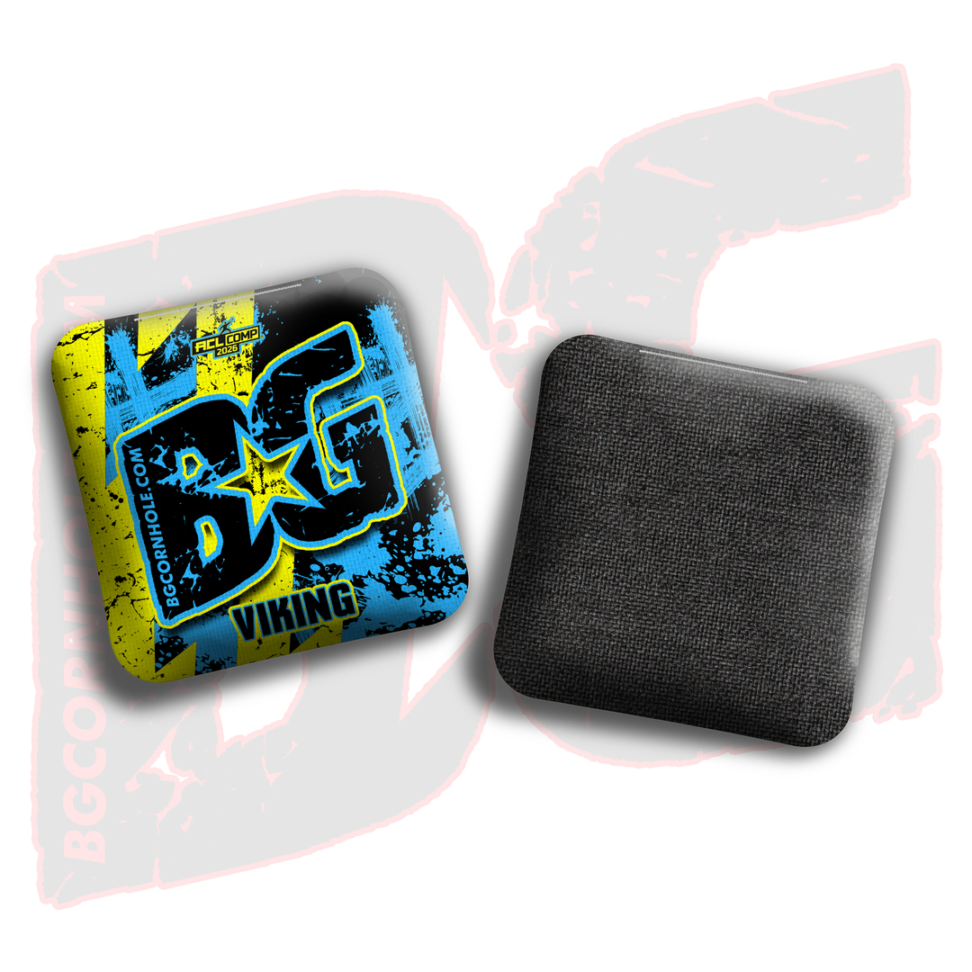 2026 BG Multiple Bag Models - "Bolt" - ACL Comp Stamped Cornhole Bags - SET OF 4 BAGS