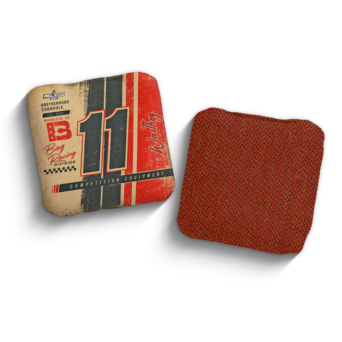 2027 Brotherhood Cornhole Warthog Pole Position Edition ACL Comp Stamped Cornhole Bags