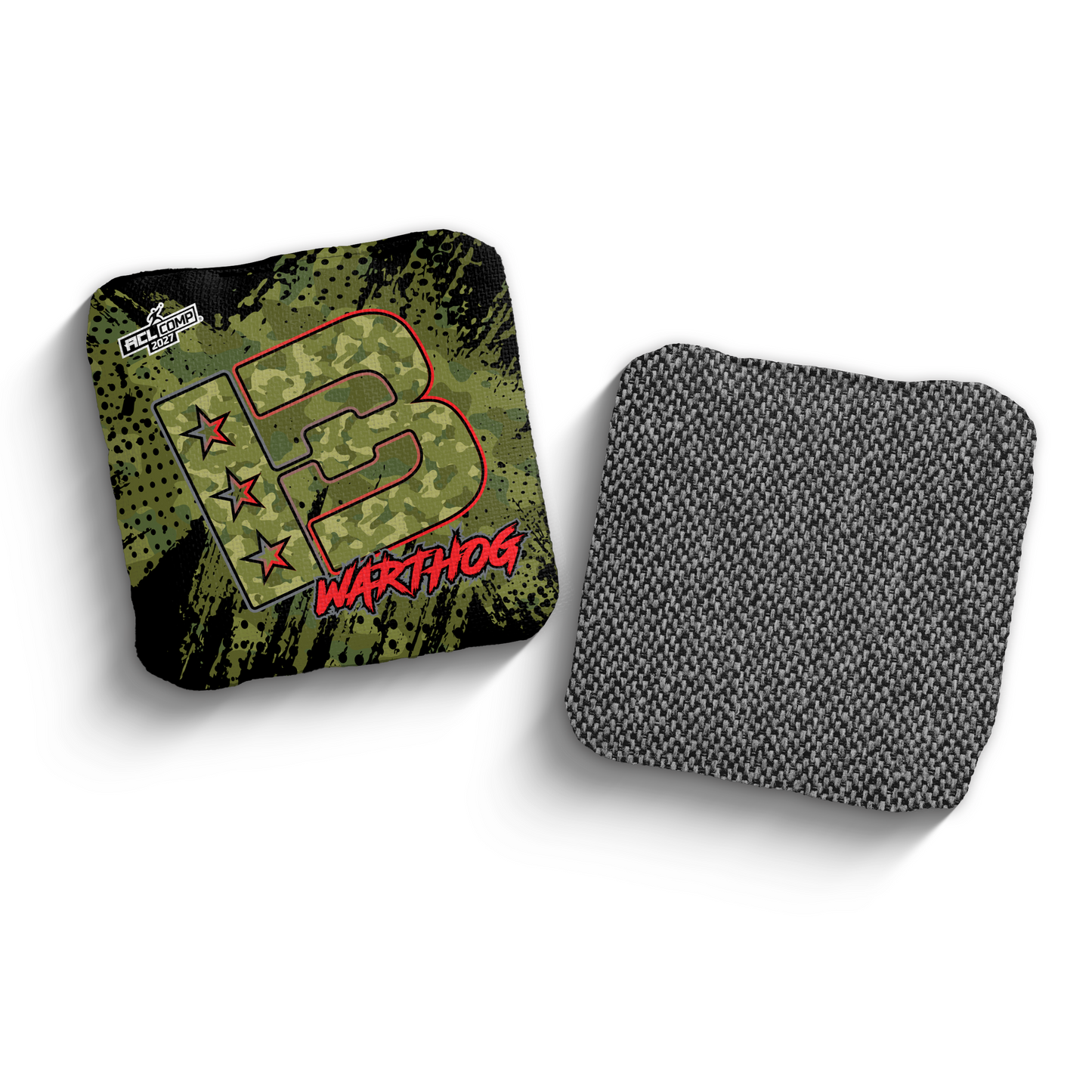 2027 Brotherhood Cornhole Warthog Camo Edition ACL Comp Stamped Cornhole Bags