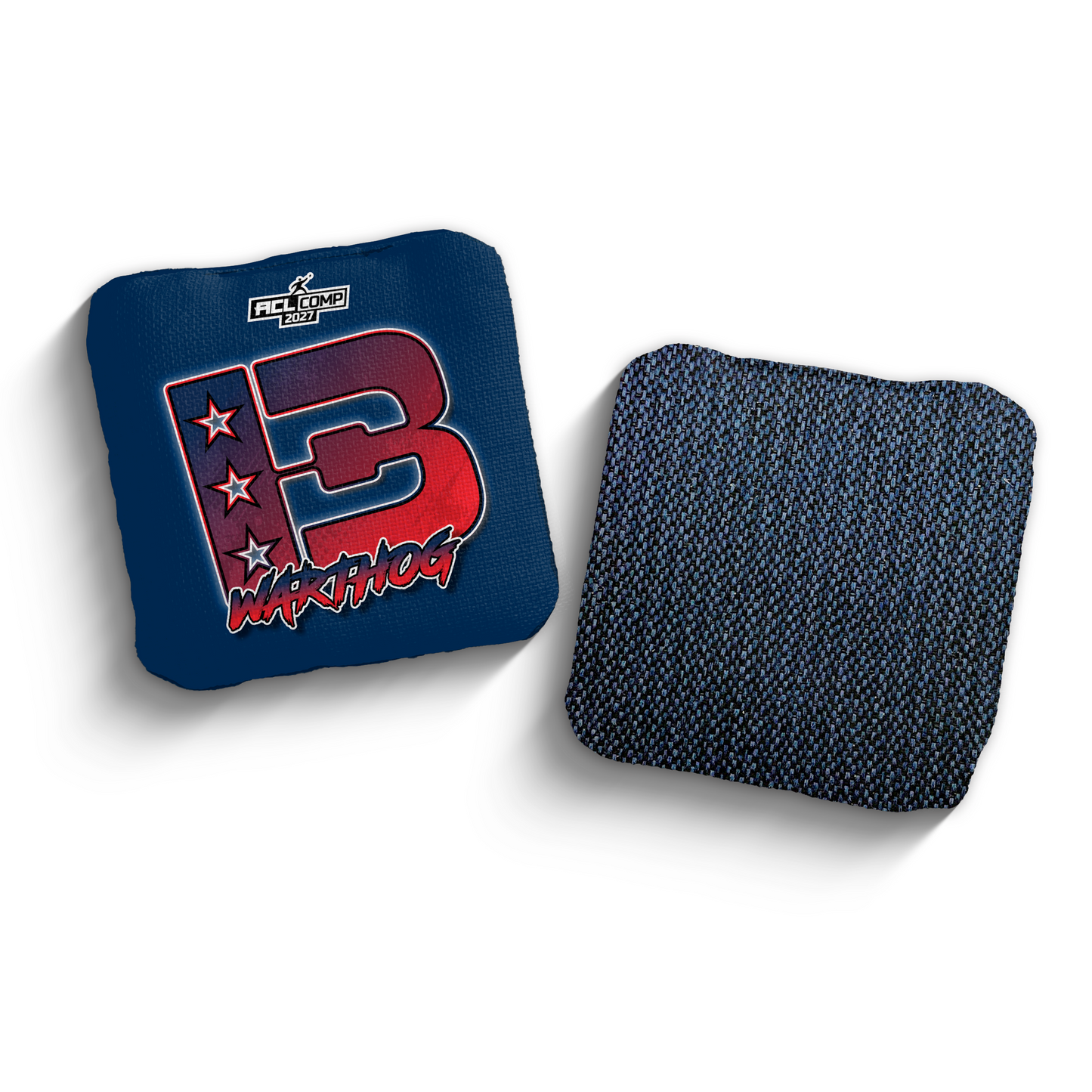 2027 Brotherhood Cornhole Warthog Broadcast Edition ACL Comp Stamped Cornhole Bags