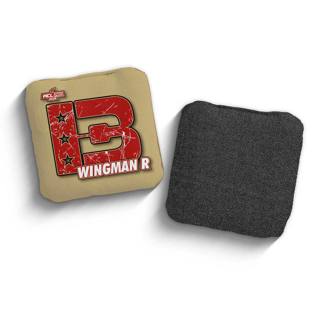 2026 Brotherhood Cornhole Wingman National West Division ACL Pro Stamped Cornhole Bags