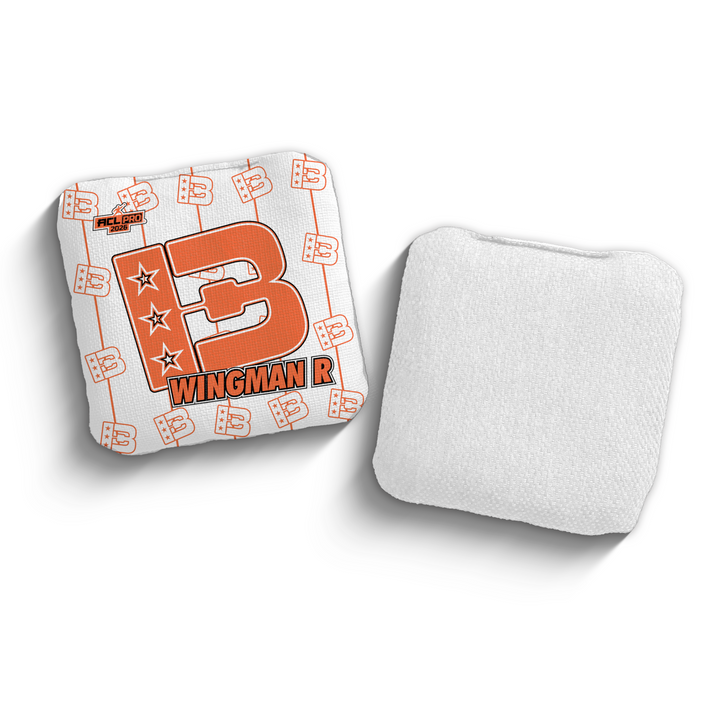 2026 Brotherhood Cornhole Wingman TV Approved Light Colored ACL Pro Stamped Cornhole Bags