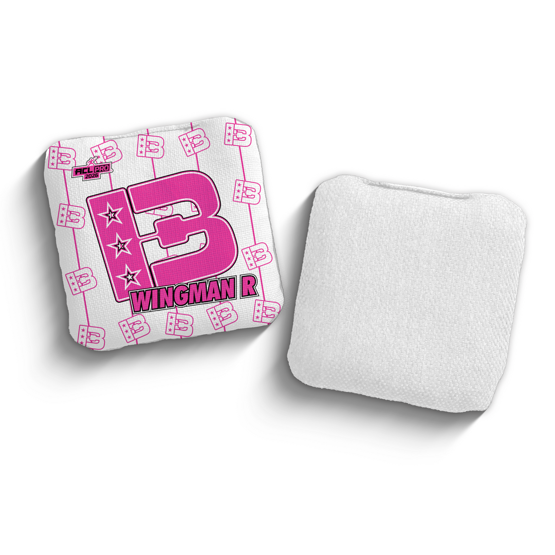 2026 Brotherhood Cornhole Wingman TV Approved Light Colored ACL Pro Stamped Cornhole Bags