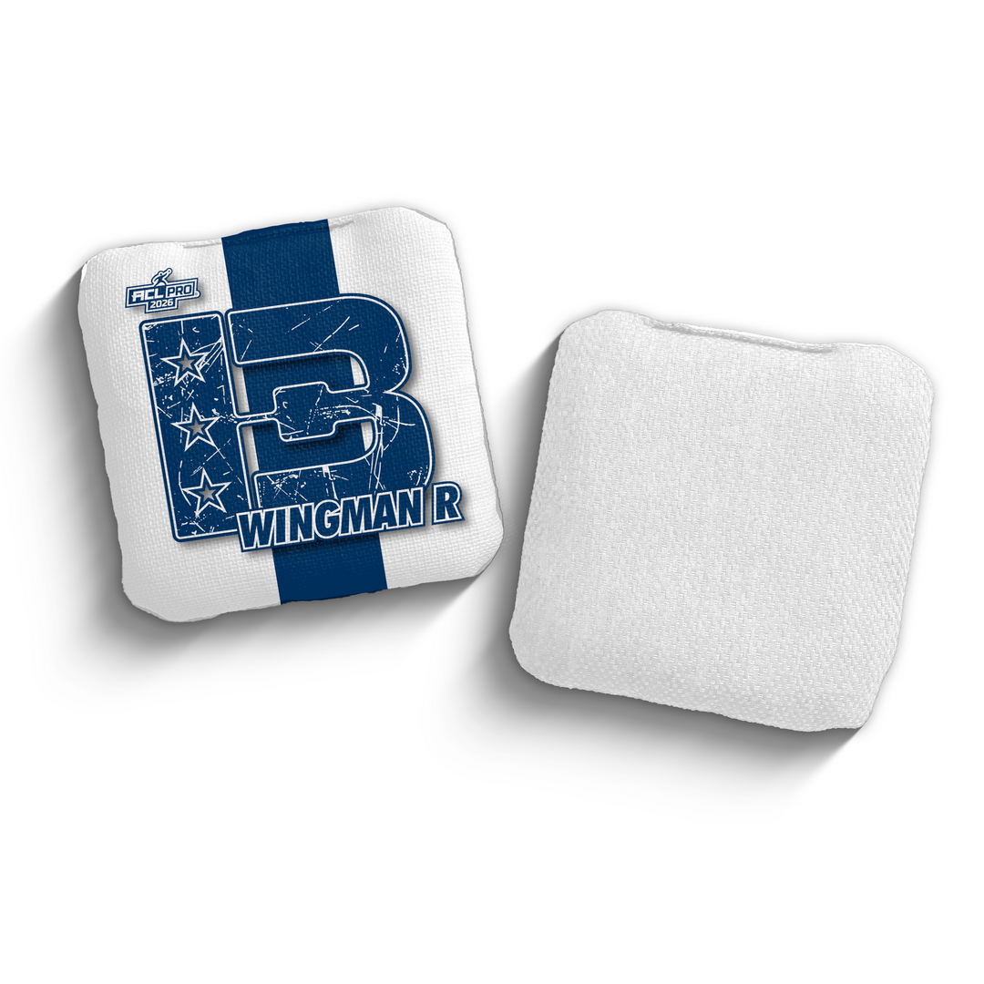 2026 Brotherhood Cornhole Wingman American South Division ACL Pro Stamped Cornhole Bags
