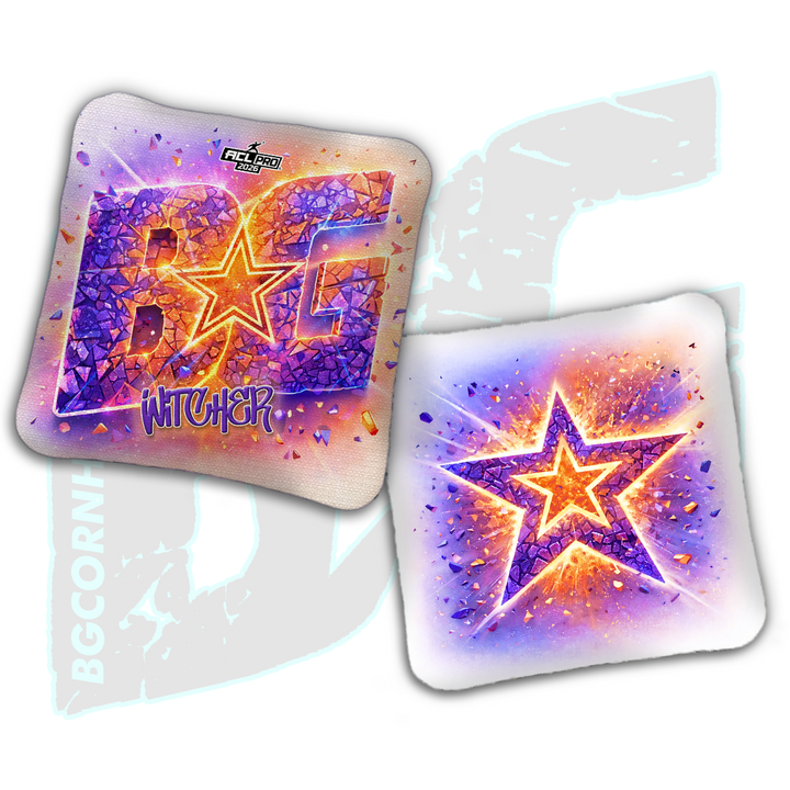 2026 BG Multiple Bag Models "Fracture" - ACL Pro Stamped Cornhole Bags - SET OF 4 BAGS